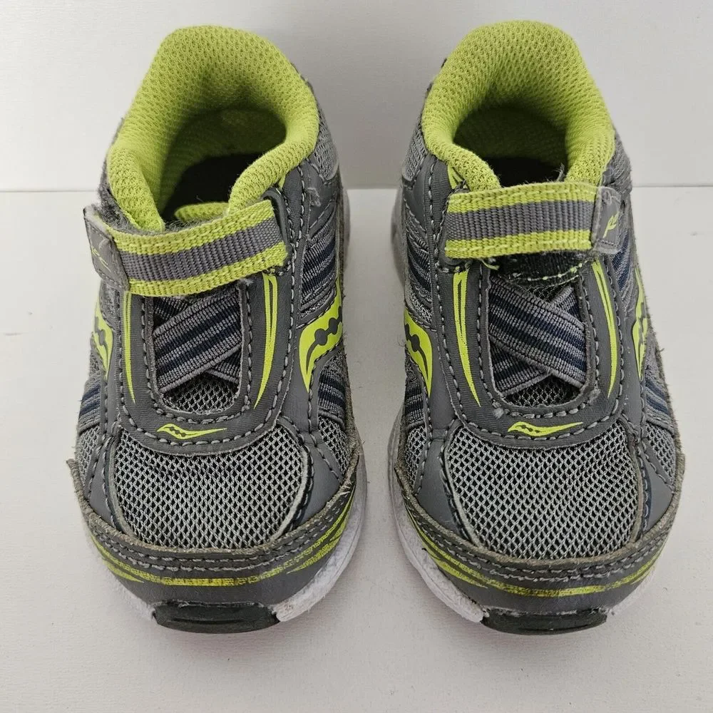 Saucony Size 4M Boys Gray Baby Ride Sneaker Shoes ST53741‎